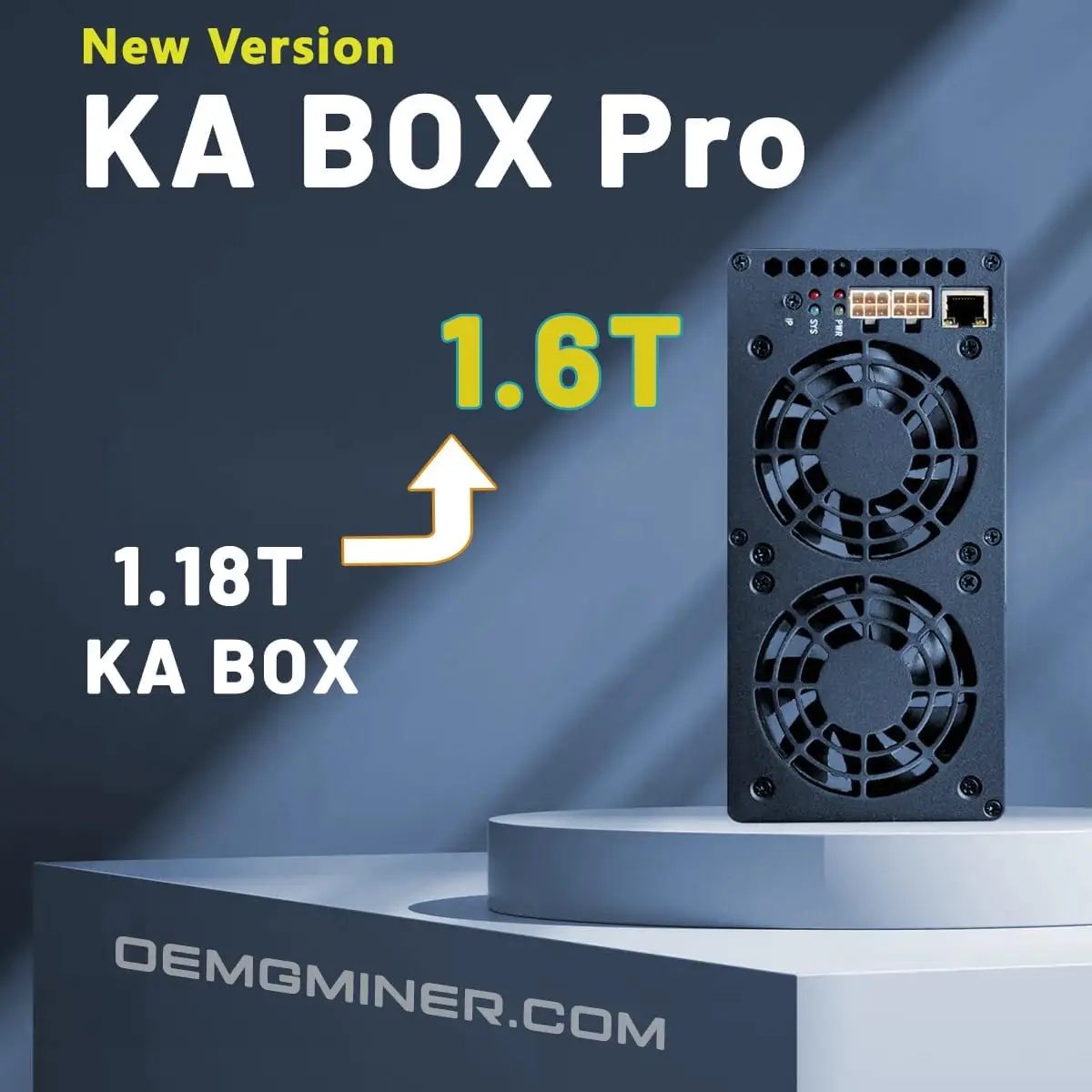 

КУПИТЬ 3 ПОЛУЧИ 2 БЕСПЛАТНО Новый Goldshell KA Box Pro ASIC Miner KAS Miner KHeavyHash Алгоритм Kaspa Mining 1,6TH/s 600 Вт с 110–240 В PS