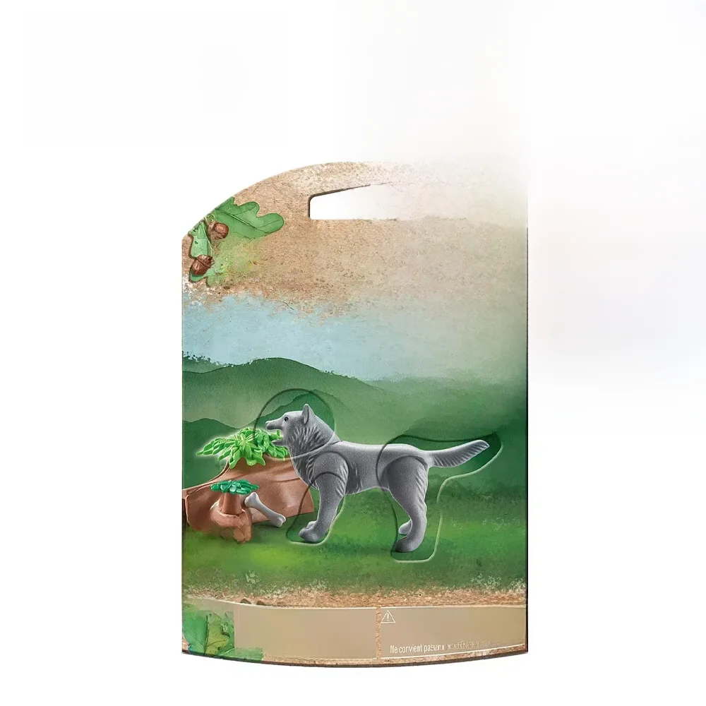 Playmobil-Wiltopia Wolf Brinquedos, originais, Presentes, Colecionáveis, Figuras, Bonecas, Loja, com