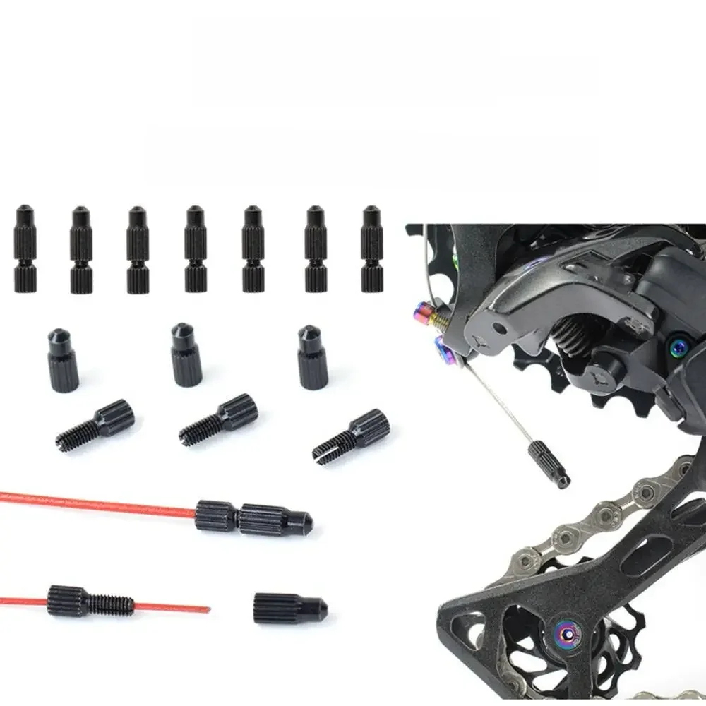 AliExpress RISK Bicycle Derailleur Shift Brake Tool-free Inner Cable End Cap Mountain Road Bike Line Tail Cap Detachable Line Tube Sleeve