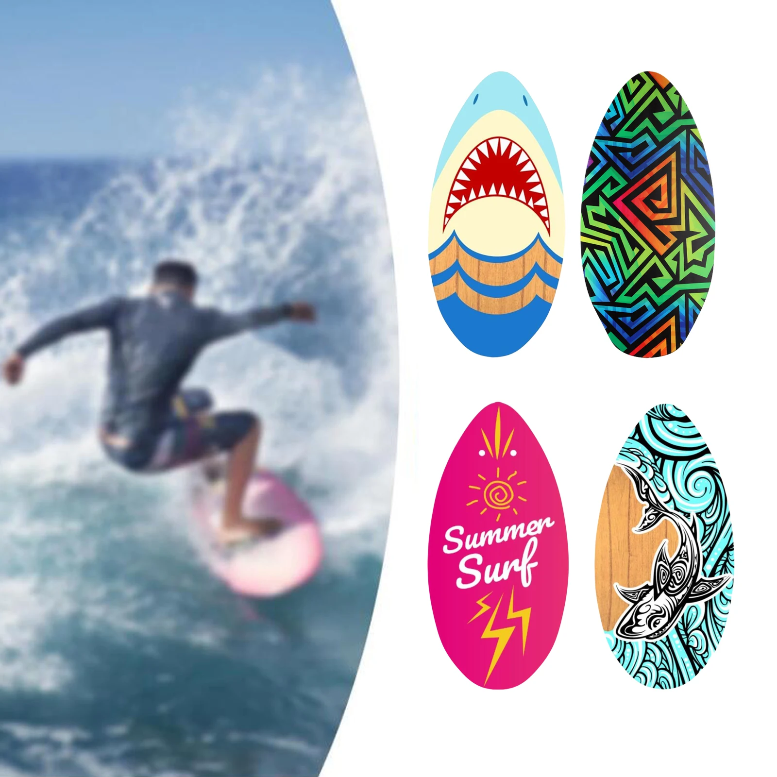 41 Inch Small Children Surfboard Surf Board Beach Skimboard for
