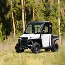 Two-Seater Enclosed Electric Off-Road UTV only 09.38: eDeal Info
