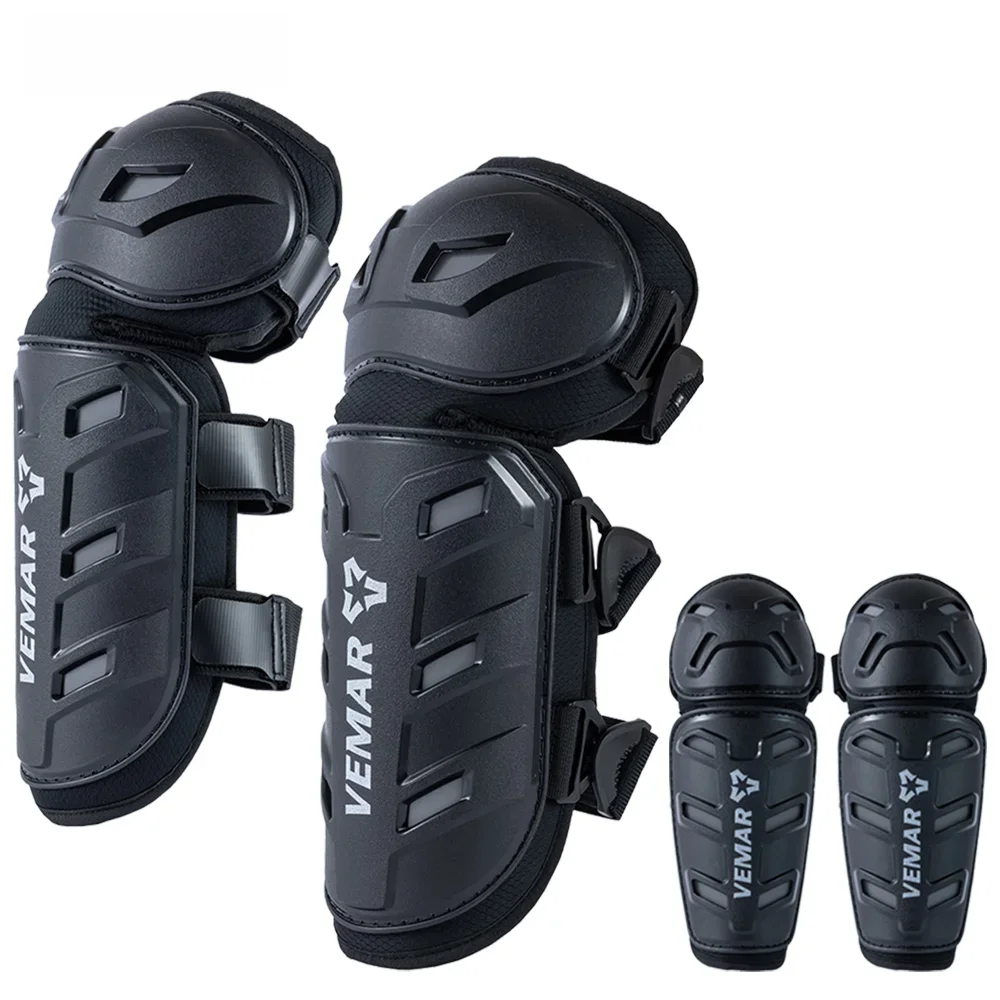 AliExpress NONE VEMAR 4PCS Motocross Knee Pads Moto Protection Riding Elbow Guard Motorcycle Motorbike Off-road Racing MTB Knee Pads New
