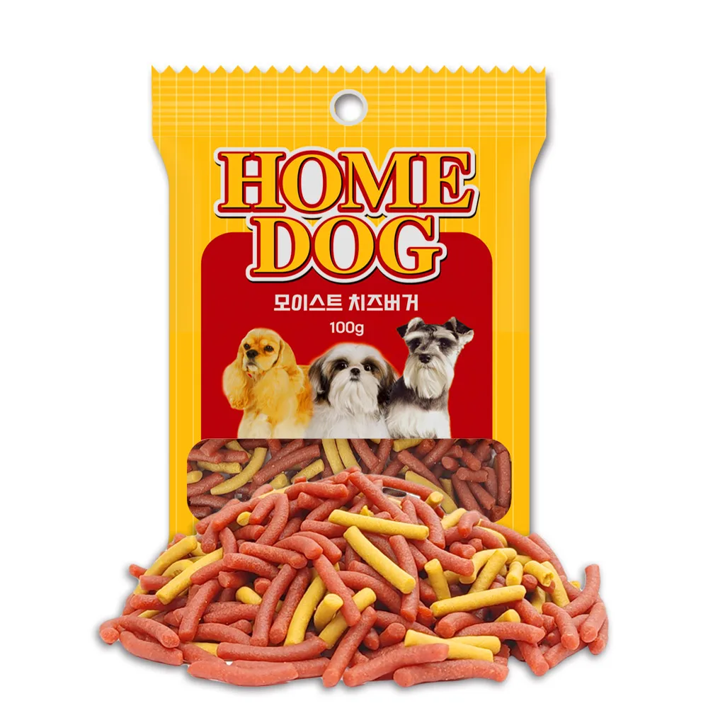 Home dog dog snack Moist burger 30g cheeseburger