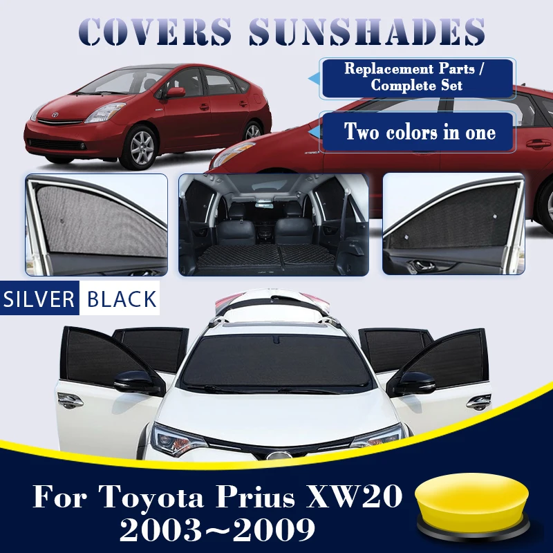 

Car Sunshades For Toyota Prius XW20 2003 2004 2005 2006 2007 2008 2009 Sun Shade Sunscreen Window Visors Windshields Accessories