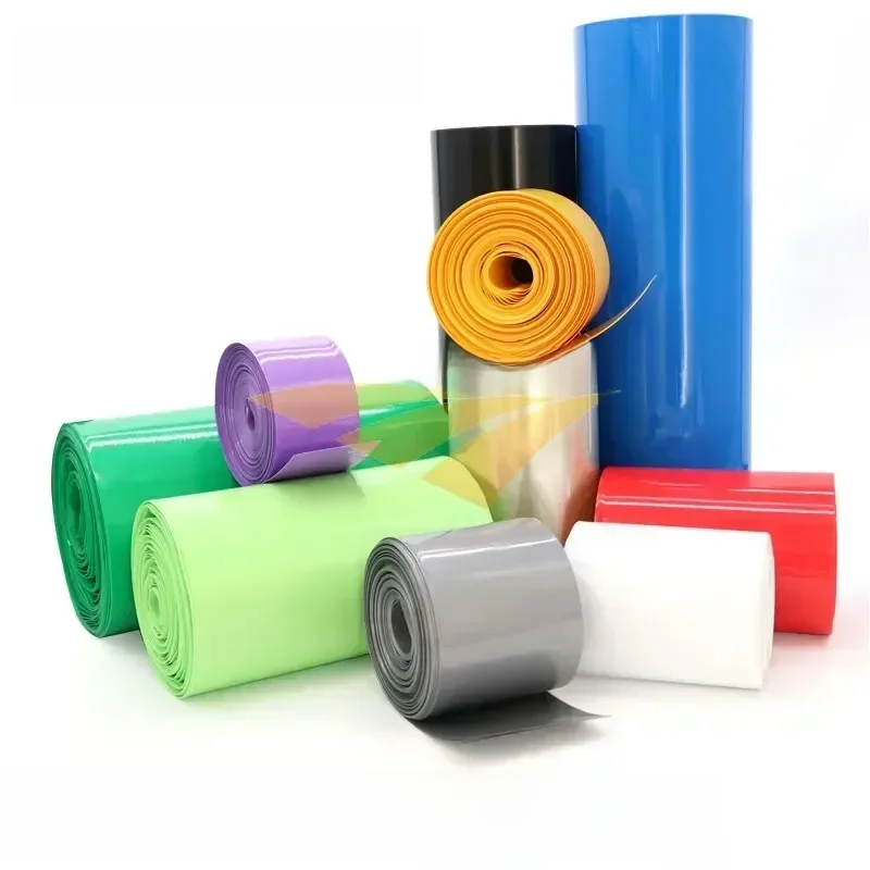 Tube thermorétractable pour batterie au Lithium 18650, 85mm ~ 350mm, housse d'enveloppe Li-ion, peau en PVC, gaine rétractable, manchons de Film, gaine isolante