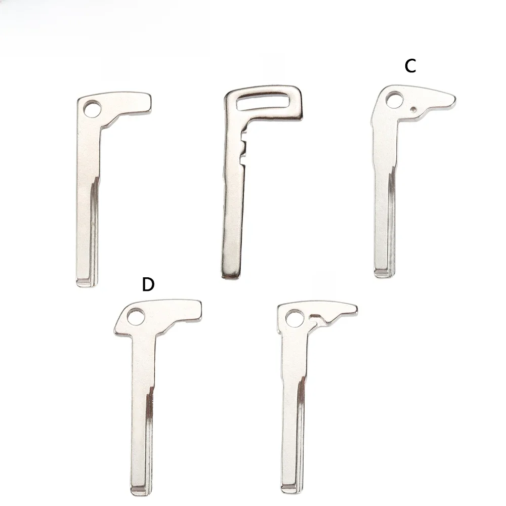 Lame de clé intelligente de remplacement WhatsKey vierge non coupée avec insert d'urgence pour Mercedes pour Benz C E S classe W203 W204 W211 W212 accessoires Auto en métal