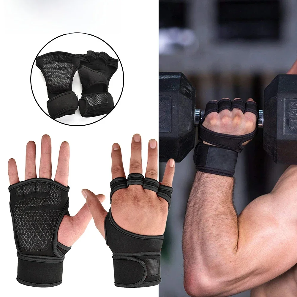 AliExpress cycle zone Weightlifting Training Gloves Fitness Sports Body Building Gym Hand Wrist Palm Protector Gloves MTB Cycling Gloves for Men Women
