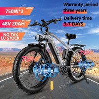 Duotts F26 Eu Warehouse 1500W 48v 20ah City Adults Mountain Ebike Mtb for Man 26 Inch Full Suspension Electric Bike