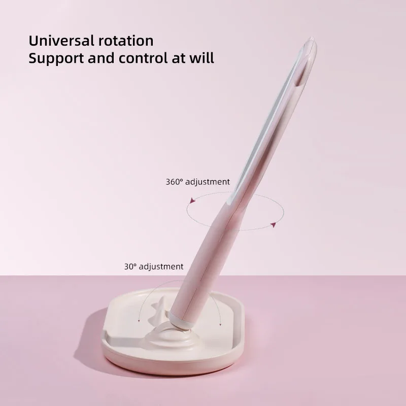 Espelho de maquiagem led carregamento usb luz de preenchimento espelho de beleza portátil espelho de beleza de mesa hd espelho de luz do dia