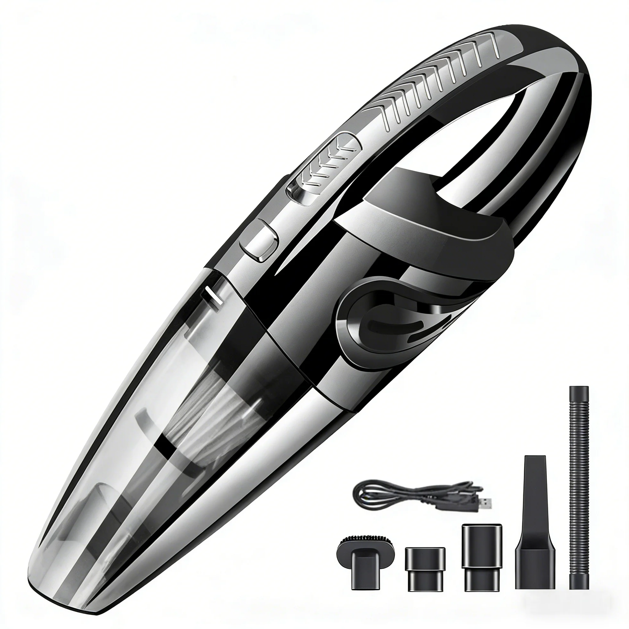 Aspirateur léger et portable TUERBB VC01, forte puissance, rechargeable par USB-C pour le nettoyage de la voiture, la maison et les poils d'animaux