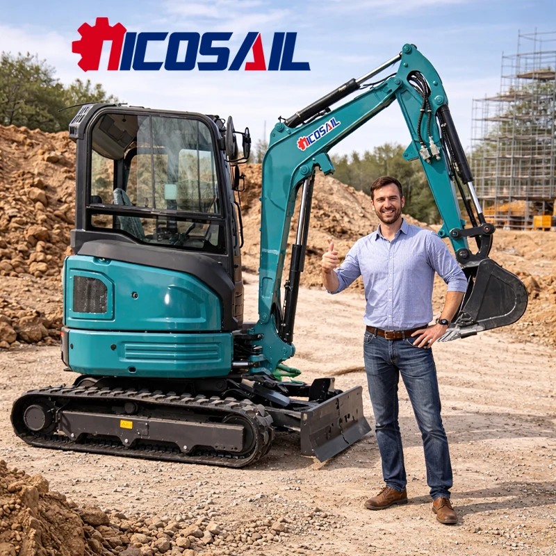 

3Ton Mini Excavator Professional Grade Excavator For Trenching Drainage Foundation Work for Deposit