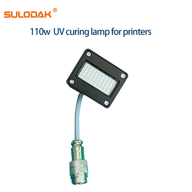402028A110w LED UV Lamp water Cooled  UV LED Curing Lamp 395nm UV Ink Drying Light UV Flatbed Inkjet Printer for cen4 G5G6