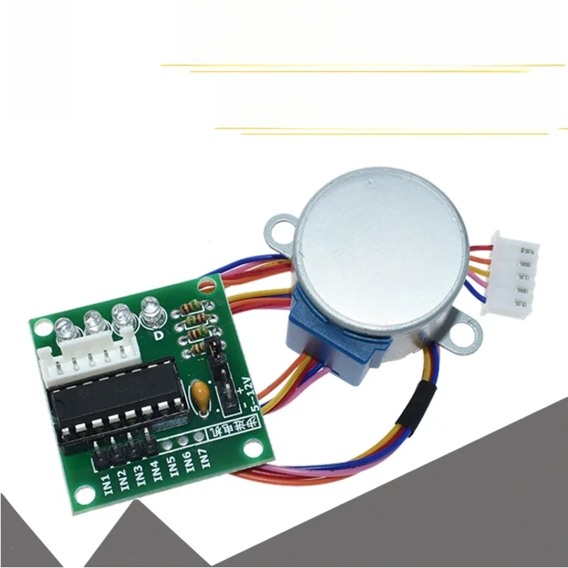 1 zestaw inteligentna elektronika 28BYJ-48 5V 4-fazowy silnik krokowy DC + płyta sterownicza ULN2003 dla arduino zestaw do samodzielnego montażu — zdjęcie 2