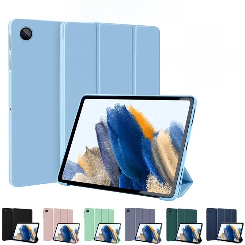 Etui TBTIC do Samsung Galaxy S6 Lite P610 P615 A9 A7 Lite 8.7IN Tab A8 10.5IN A9 Plus S7 S8 S9 11IN PU Tablet Cover Smart Case — zdjęcie 2