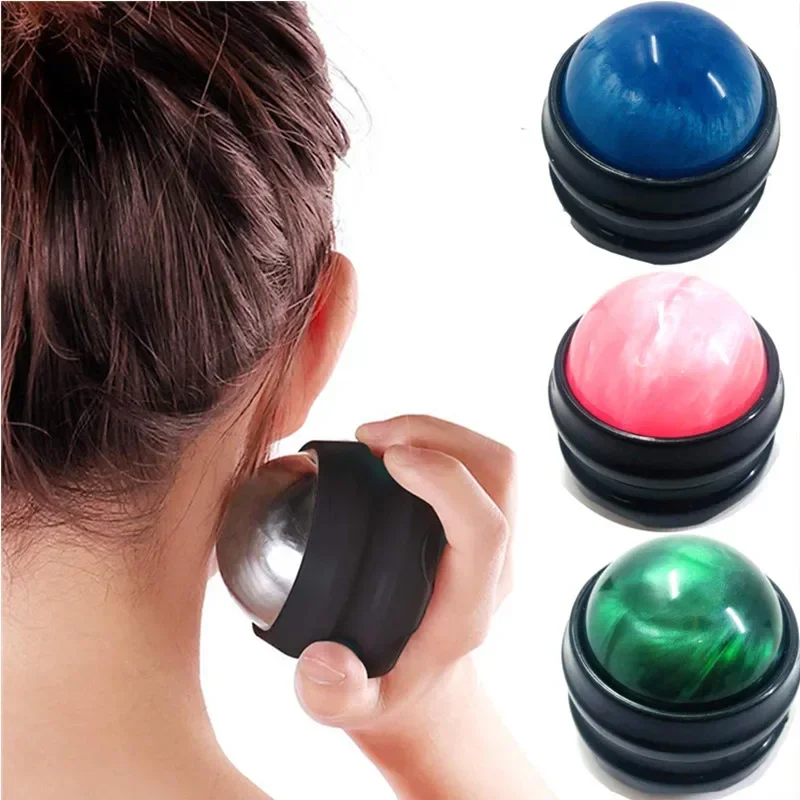 Manual Massage Roller Ball Massager Body Pain Relief Therapy Foot Back Waist Hip Relaxer Stress Release Muscle Relaxation