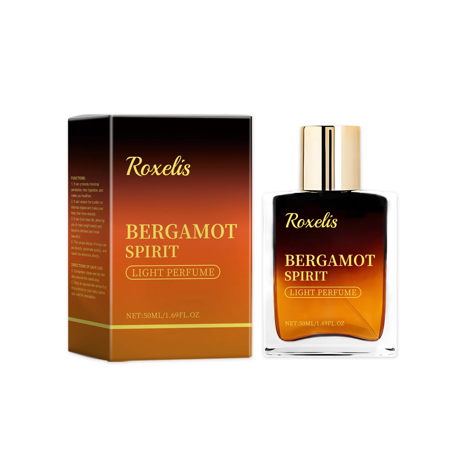Roxelis Frisches Bergamotte-Parfüm, leichter, natürlicher Zitrusduft, langanhaltend, erfrischend, lebendig, charmant – Körperspray für Damen_voghion.com