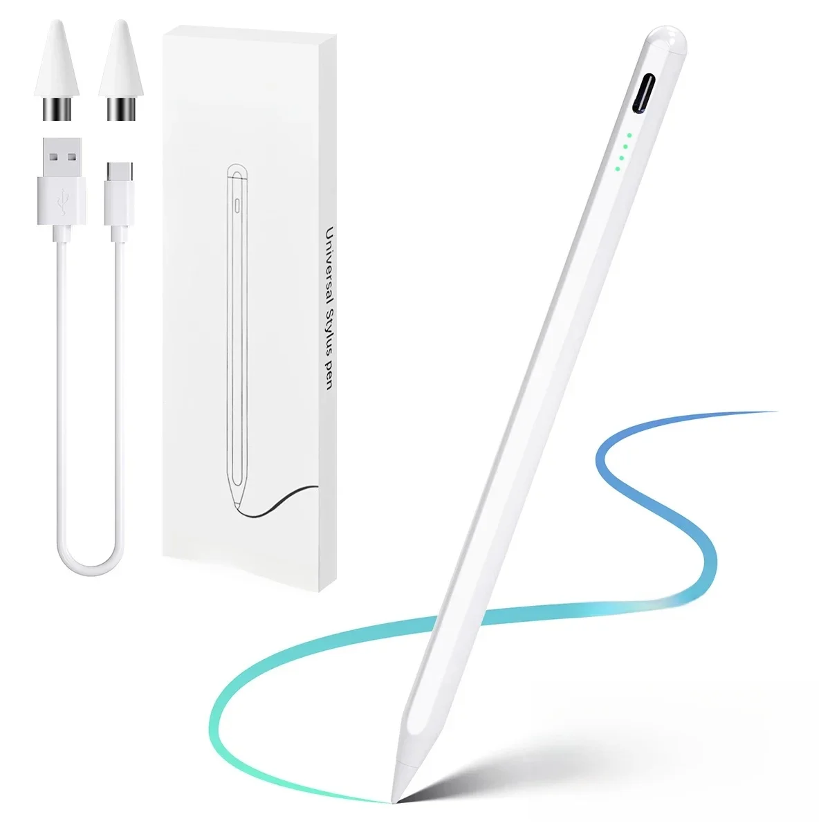 Pour Apple crayon stylet iOS tablette stylo tactile avec affichage de puissance pour iPhone Xiaomi Samsung tablette accessoires