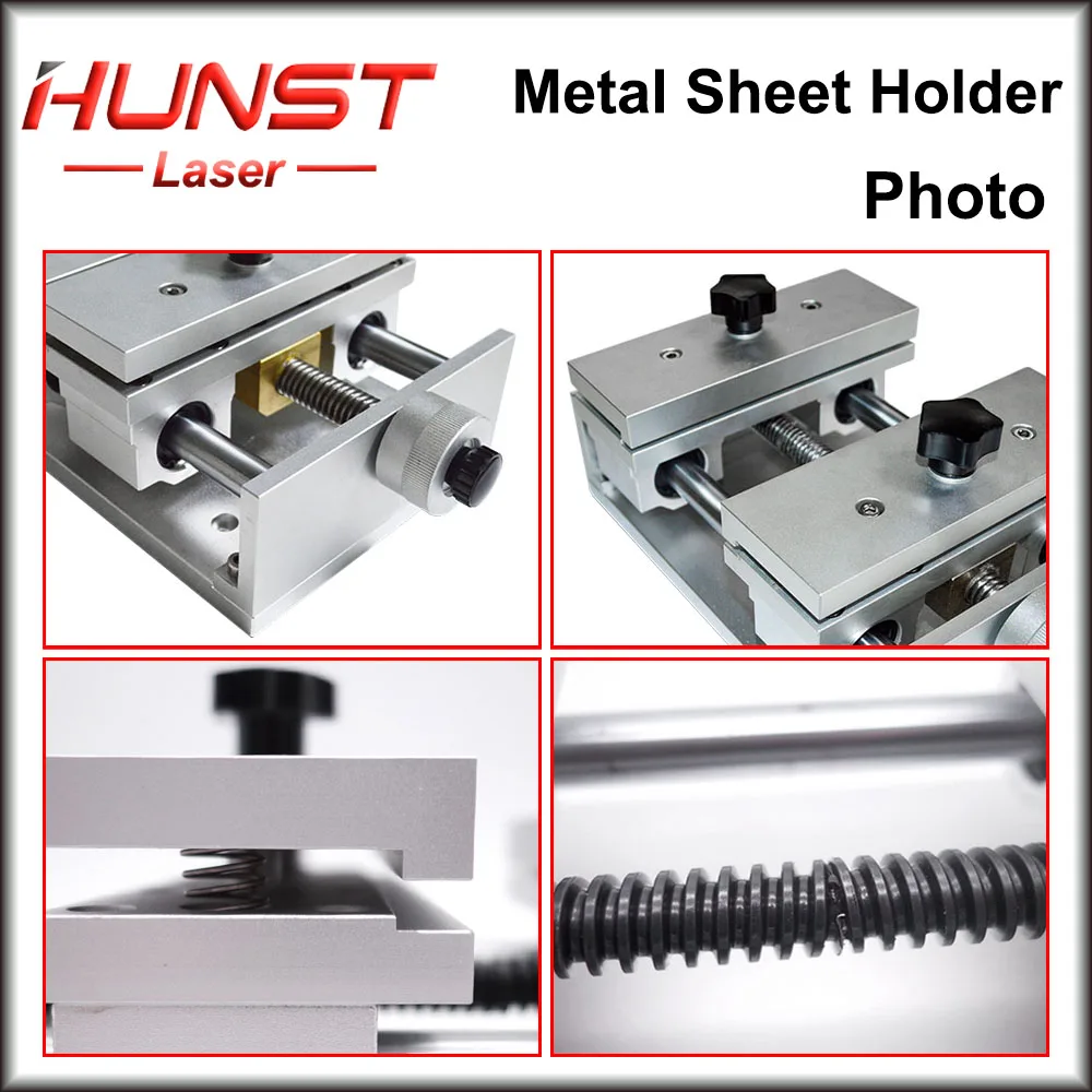 HUNST Fiber Marking Fixture Worktable for Laser Cutting Engraving Machine Gold Silver Metal Ceramics Clamp Table Thin Foil Holde