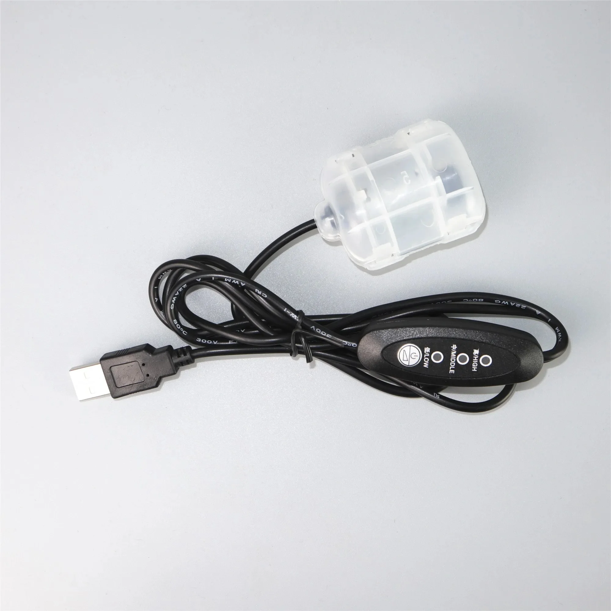Moteur de vibration de massage USB 5V, moteur de vibration USB à trois vitesses de contrôle moyen et bas élevé