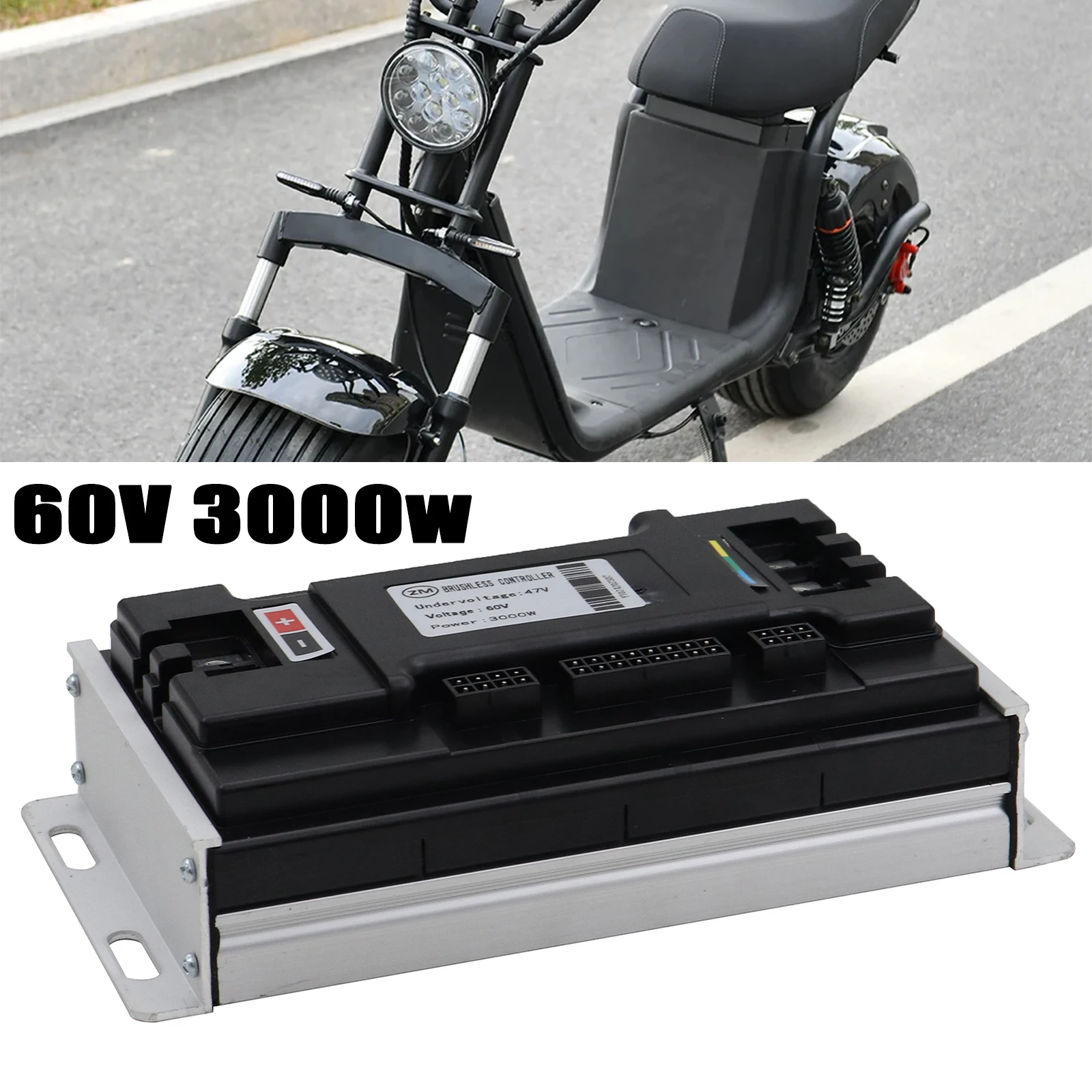 

3000W Motor Brushless Controller 60V 55A Integrated For Chinese Halei Citycoco Electric Scooter Controller