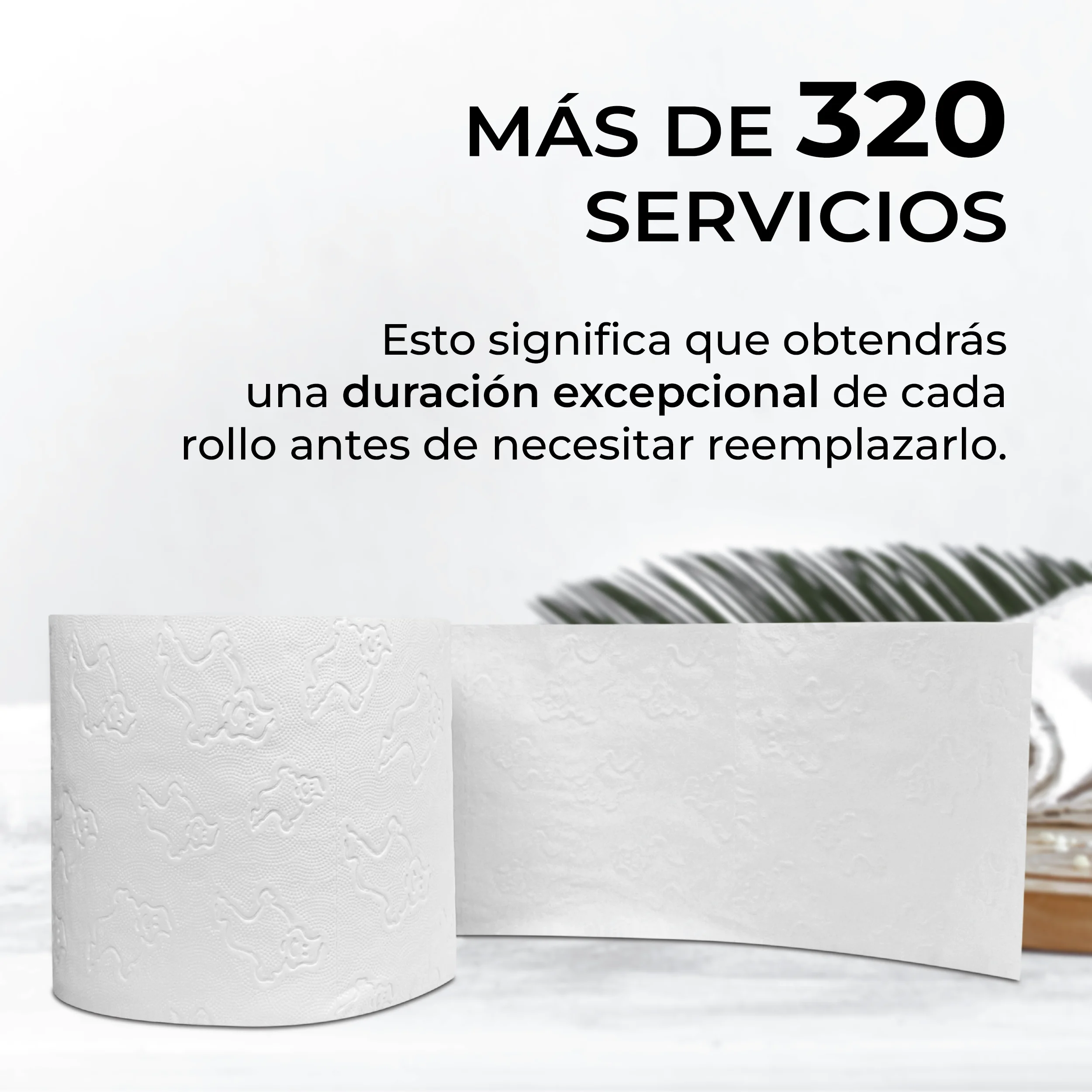 Papel Higiénico Compacto Doble Capa - 48 Rollos - papel Higiénico Duradero, Suave y Sostenible