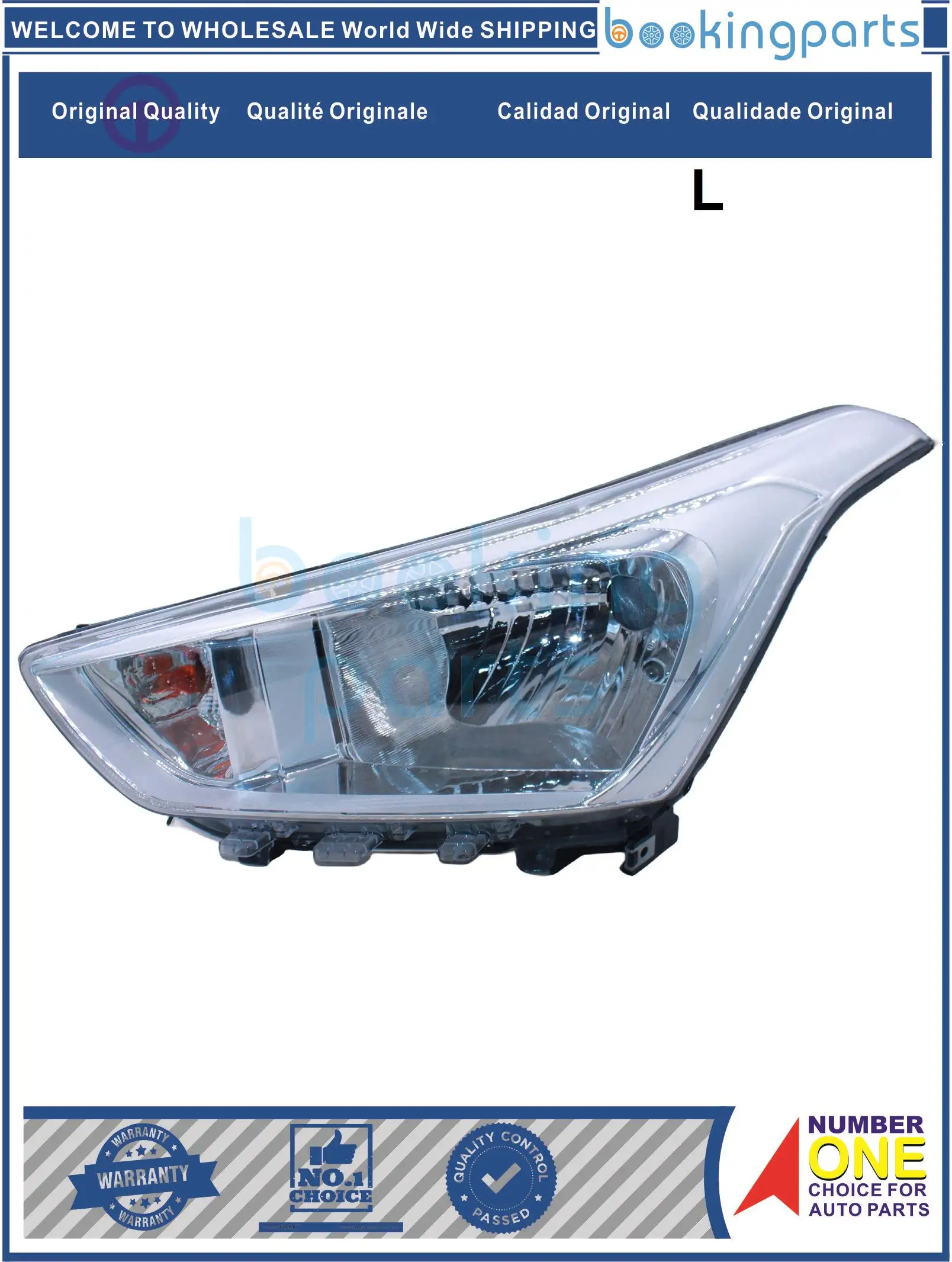 Headlamp Left for HYUNDAI CRETA M017 RU 19-22, 92101M4000