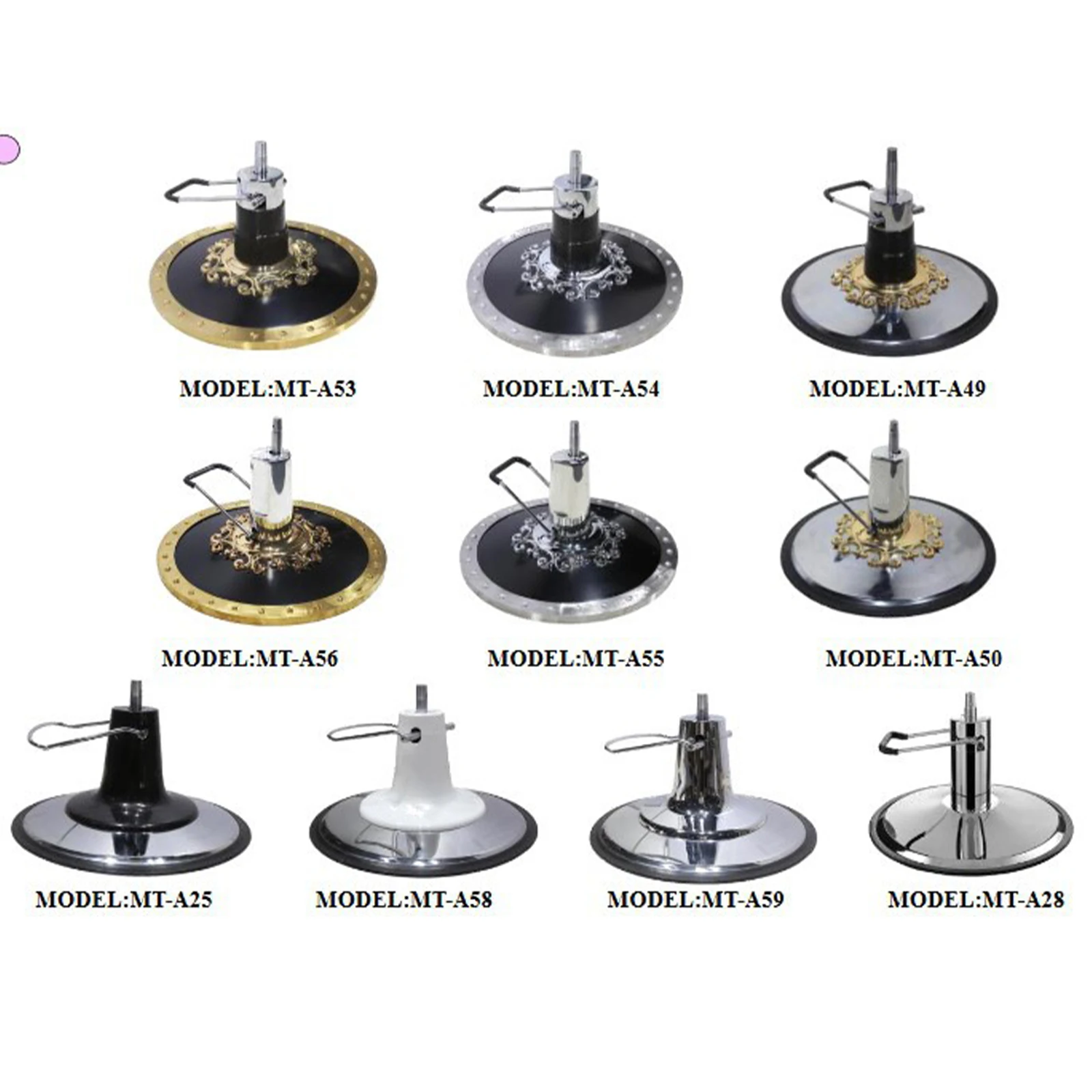 كرسي الحلاق قاعدة مطاطية حلقة معدات الصالون طوقا حلقة الطابق حامي لكراسي 26.77 بوصة لصالون التجميل صالون الحلاقة