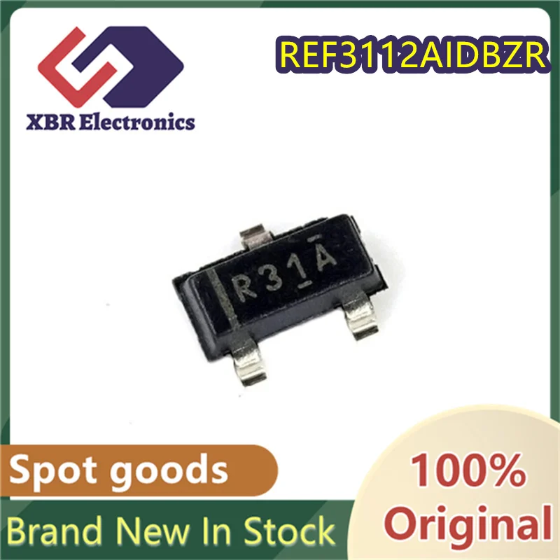 (20/50 pieces) REF3112AIDBZR R31A SOT-23 1.25V Voltage Reference IC Chip, Brand New Original Product In Stock