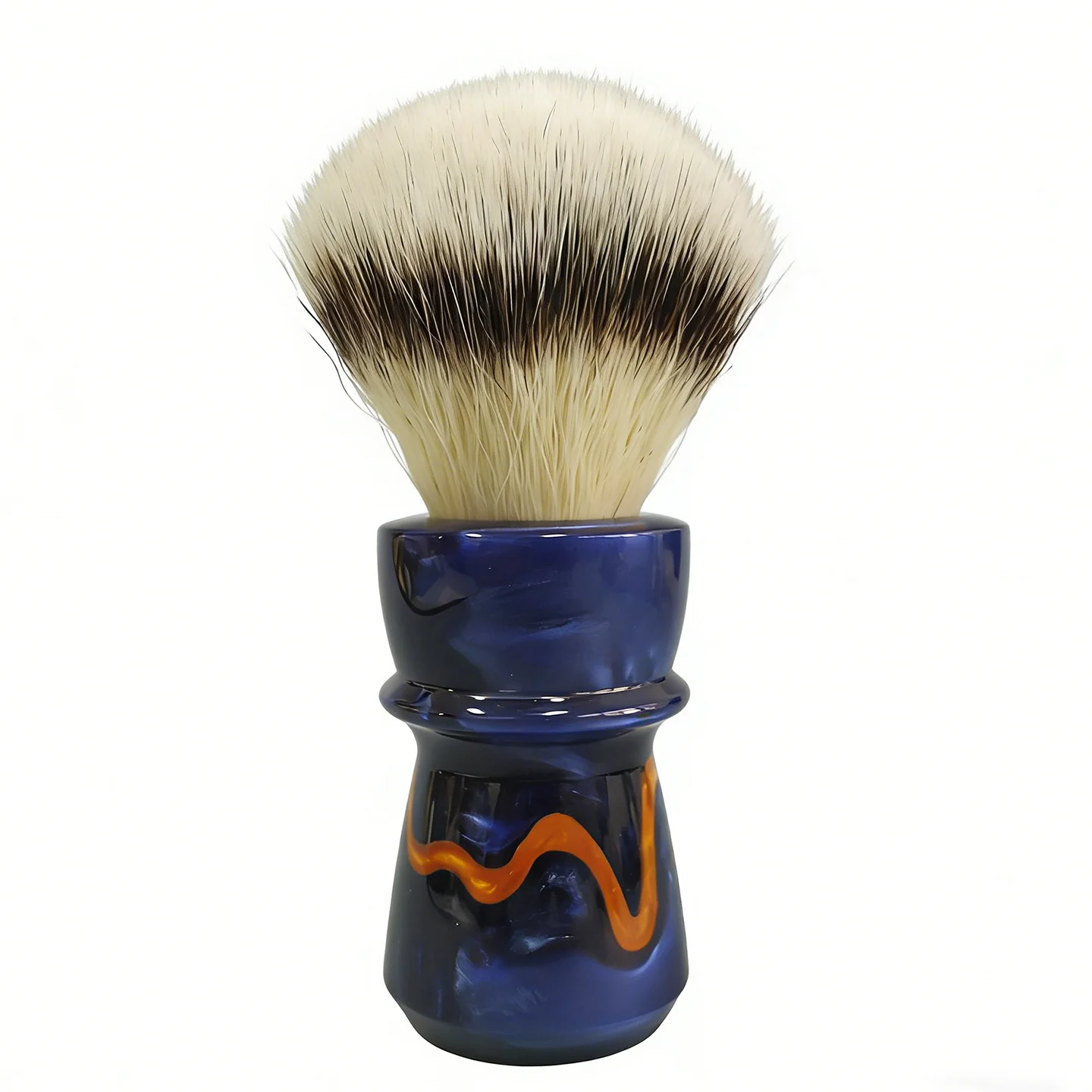 Dscosmetic EmberTwist CN6 Synthetic Hair and Resin Handle Shaving Brush for Man Shaving