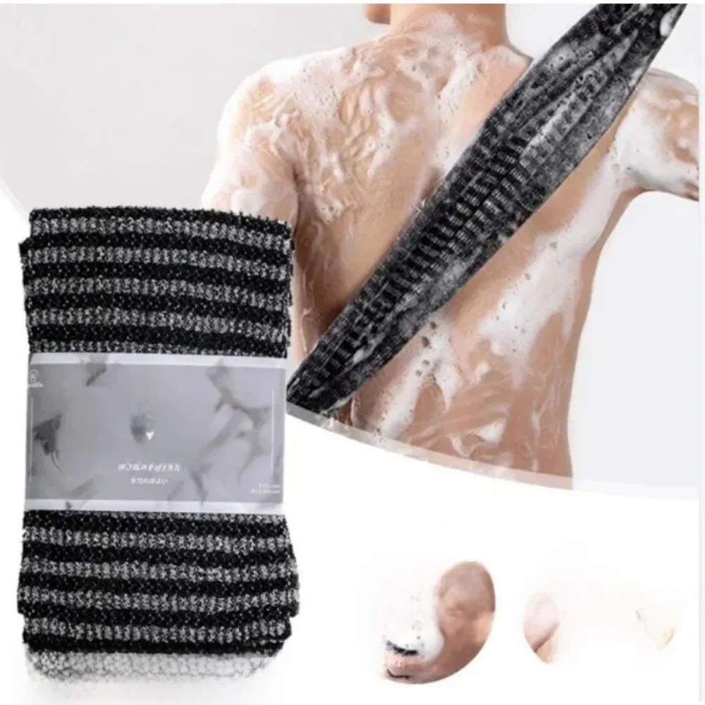 Gant de toilette japonais en Nylon, brosse pour le dos, exfoliant, éponge de douche, accessoires de salle de bain pour le corps