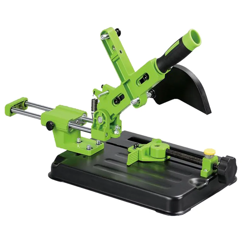 Soporte para amoladora angular, soporte universal para cortar metal, soporte ajustable para amoladora angular, para amoladoras angulares de 100 y 125 mm, herramienta para trabajar la madera y el metal