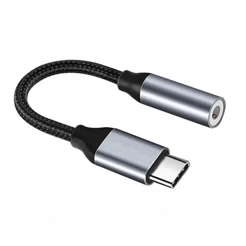 USB C Type C naar 3,5 mm Aux-adapter Type c 3 5-aansluiting audiokabel Oortelefoonkabelconverter voor iPhone 15 Pro Samsung Galaxy S24 S23 - afbeelding 2