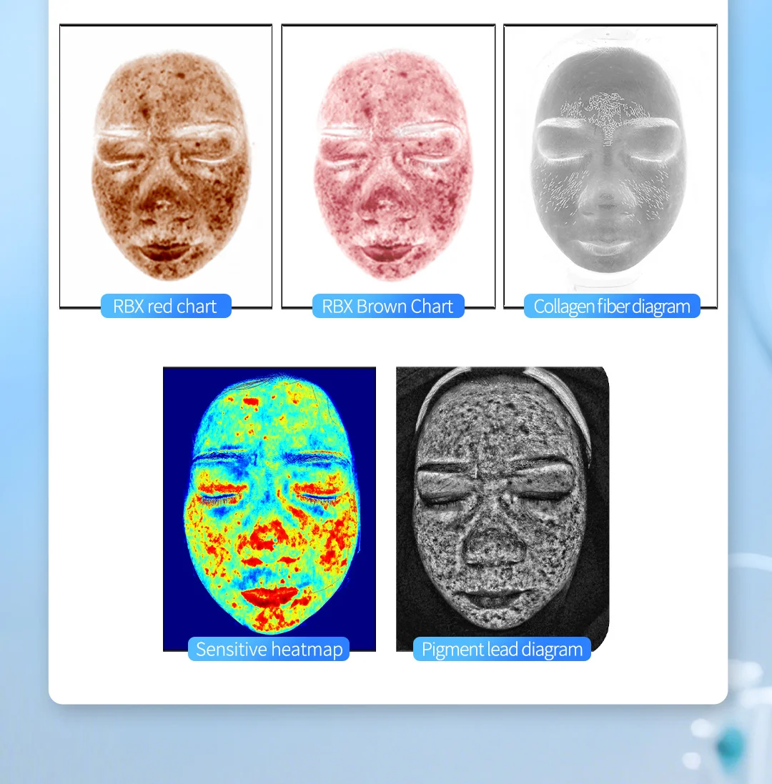 3d Ai Skin Analyzer Diagnostic Machine XingCe X5 Facial Skin Scanner Analysis Magic Mirror