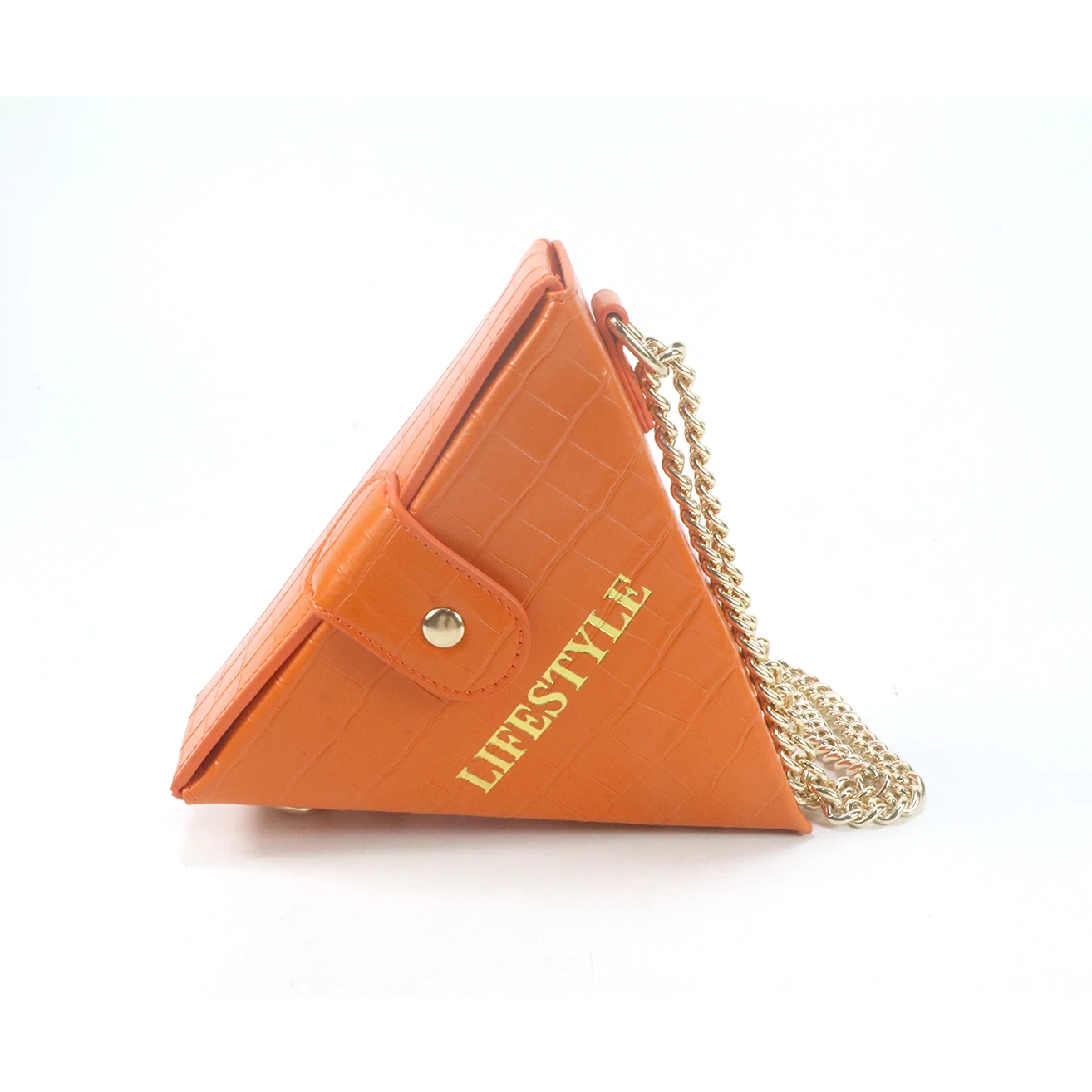 

Gorfia Роскошный дизайн Женские сумки из искусственной кожи Треугольная сумка Повседневная маленькая сумка через плечо Сумка-тоут с цепочкой и ремешком