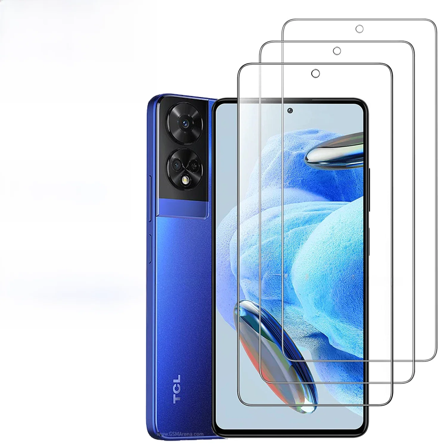 Filme de vidro temperado para TCL 50, protetor de tela, 5G, 2 pcs, 4pcs