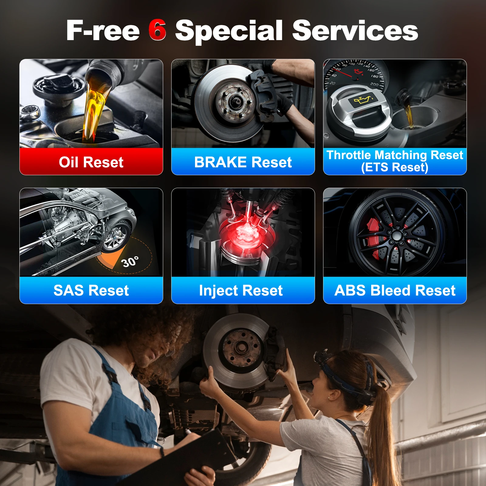 Picture 3: KINGBOLEN S500 Car OBD2 Scanner Code Reader Check Engine ABS SRS TCM 4 system 6 reset car scanner Tool lifetime free update