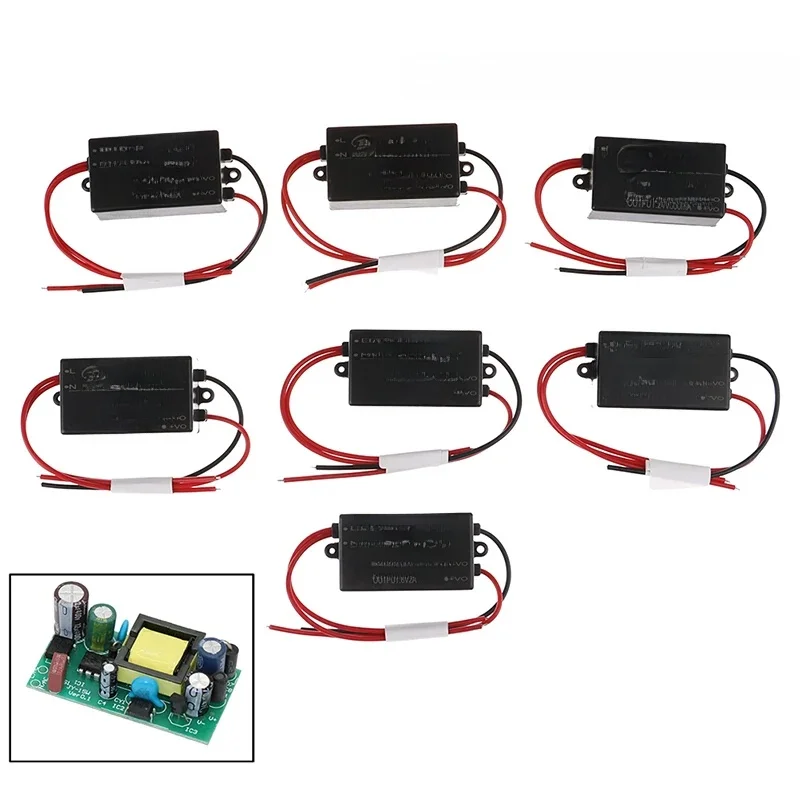Convertisseur AC-DC 220V à DC5V 6V 9V 12V 15V 20V 24V technologie d'alimentation à découpage
