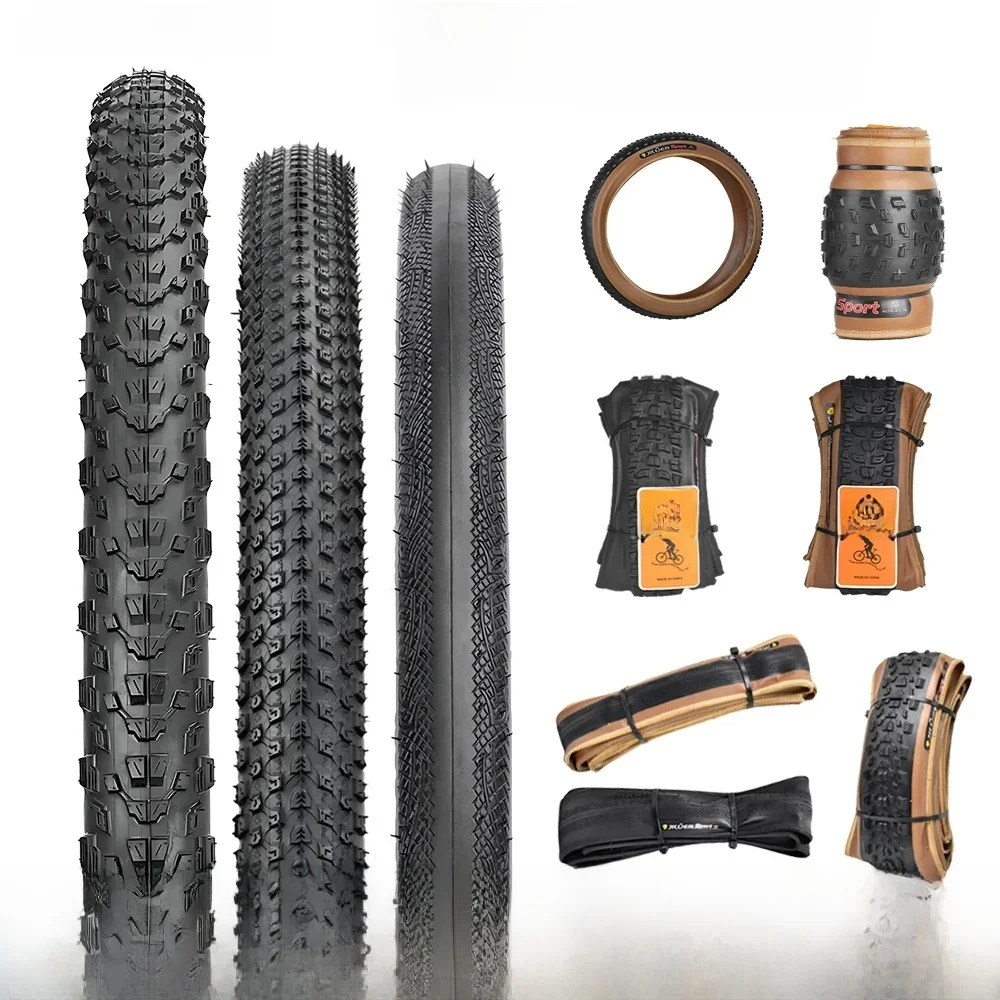 AliExpress TANKE MTB Bicycle JILUER Foldable Gravel Tire Black/Yellow 60TPI Road BICYCLE Tire 26×2.25/27.5×2.1/2.2/29×2.2/700×25C/20×1.35