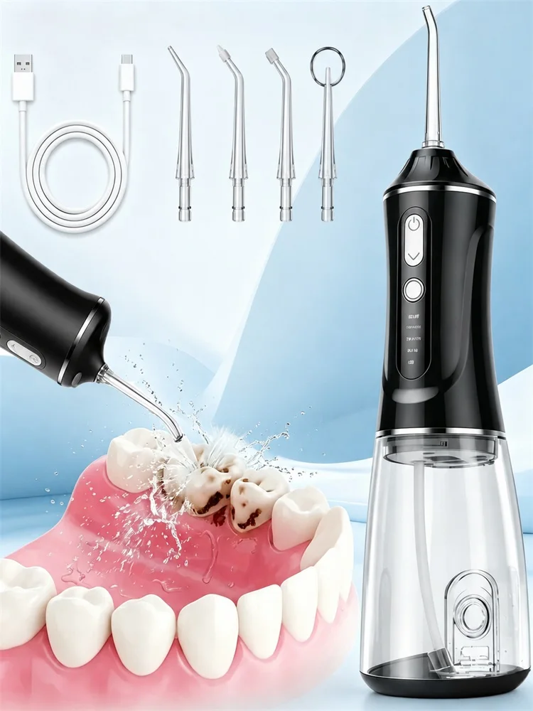 irrigateur-buccal-3-modes-de-nettoyage-portable-rechargeable-etanche-ipx7-brossette-a-eau-dentaire-blanchiment-des-dents-jet-de-dentifrice-200-ml