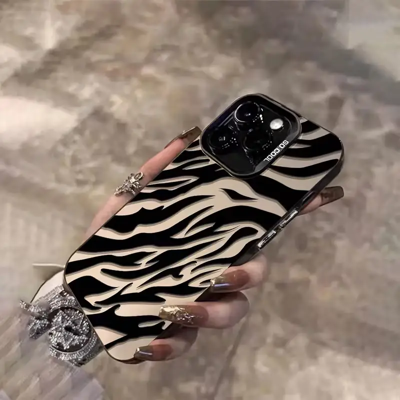 Zebra-patroon Zwarte Geavancee - Phone Accessories Iphone recensie en prijs