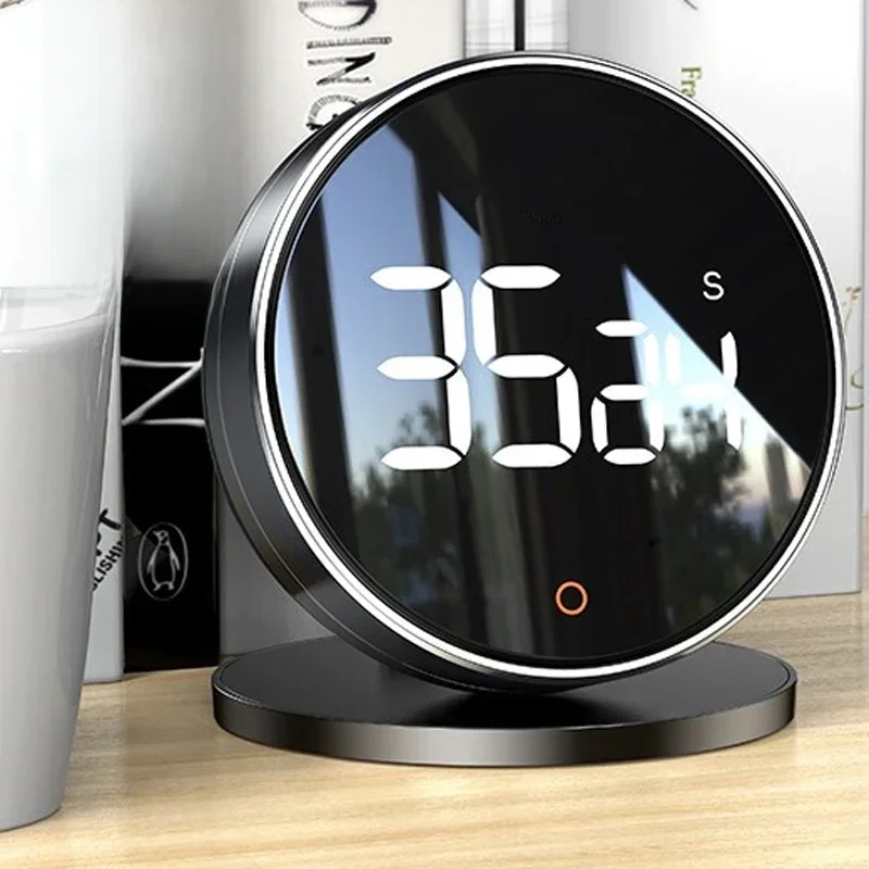 Baseus Digital Kitchen Timer Magnetic Countdown Alarm Clock Work Study Baking Reminder Stand Desk Cooking Clock Stopwatch Timer