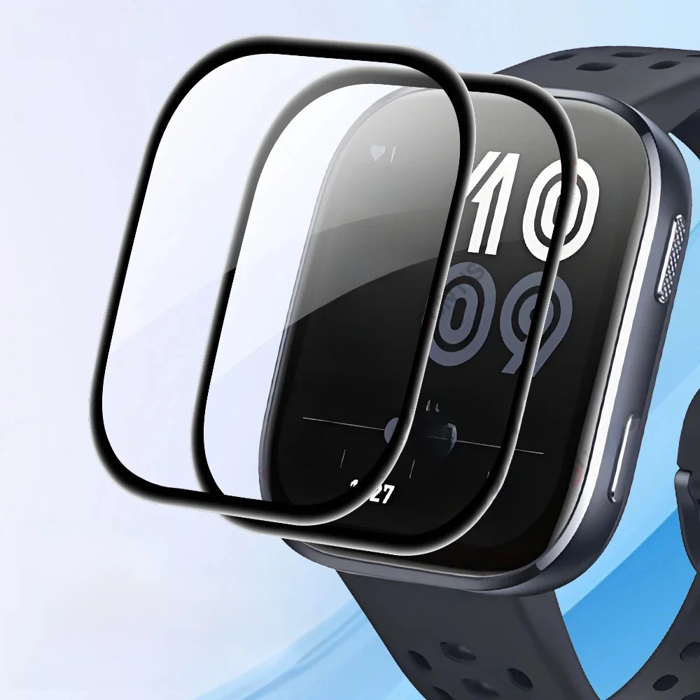 Protecteur d'écran pour Amazfit BIP 6 protecteur d'écran incurvé 3D Amazfit BIP6 Ultra-HD couverture complète Film de protection accessoires