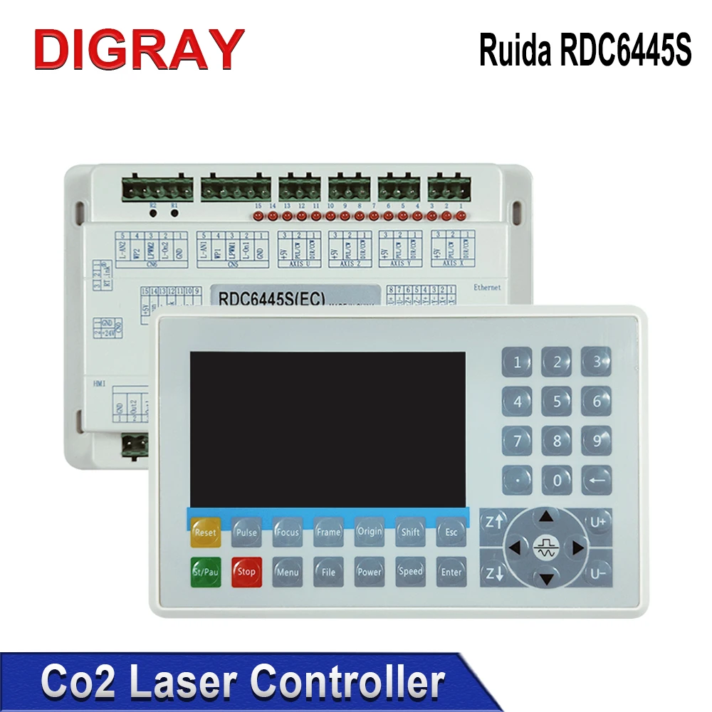 DIGRAY Ruida RDC6445G Karta sterowania laserem CO2 Płyta główna do systemu sterowania maszyną do cięcia laserowego CNC RDC6445S