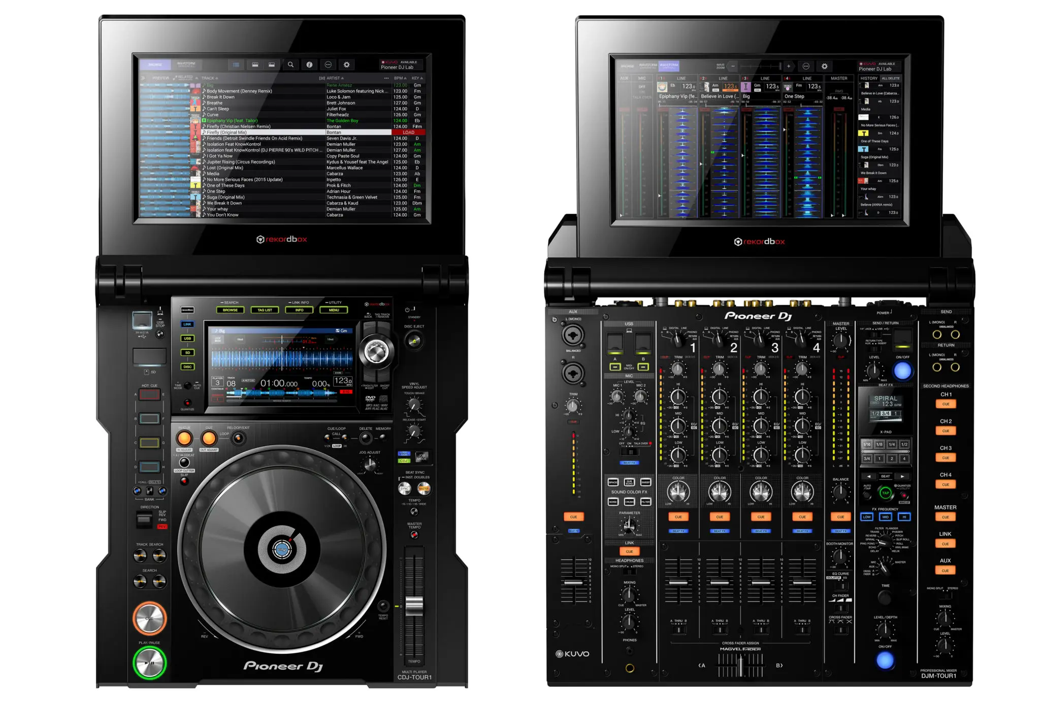 

100% ЛУЧШАЯ СКИДКА, многопользовательский проигрыватель Pioneer CDJ-TOUR1 со складным сенсорным экраном