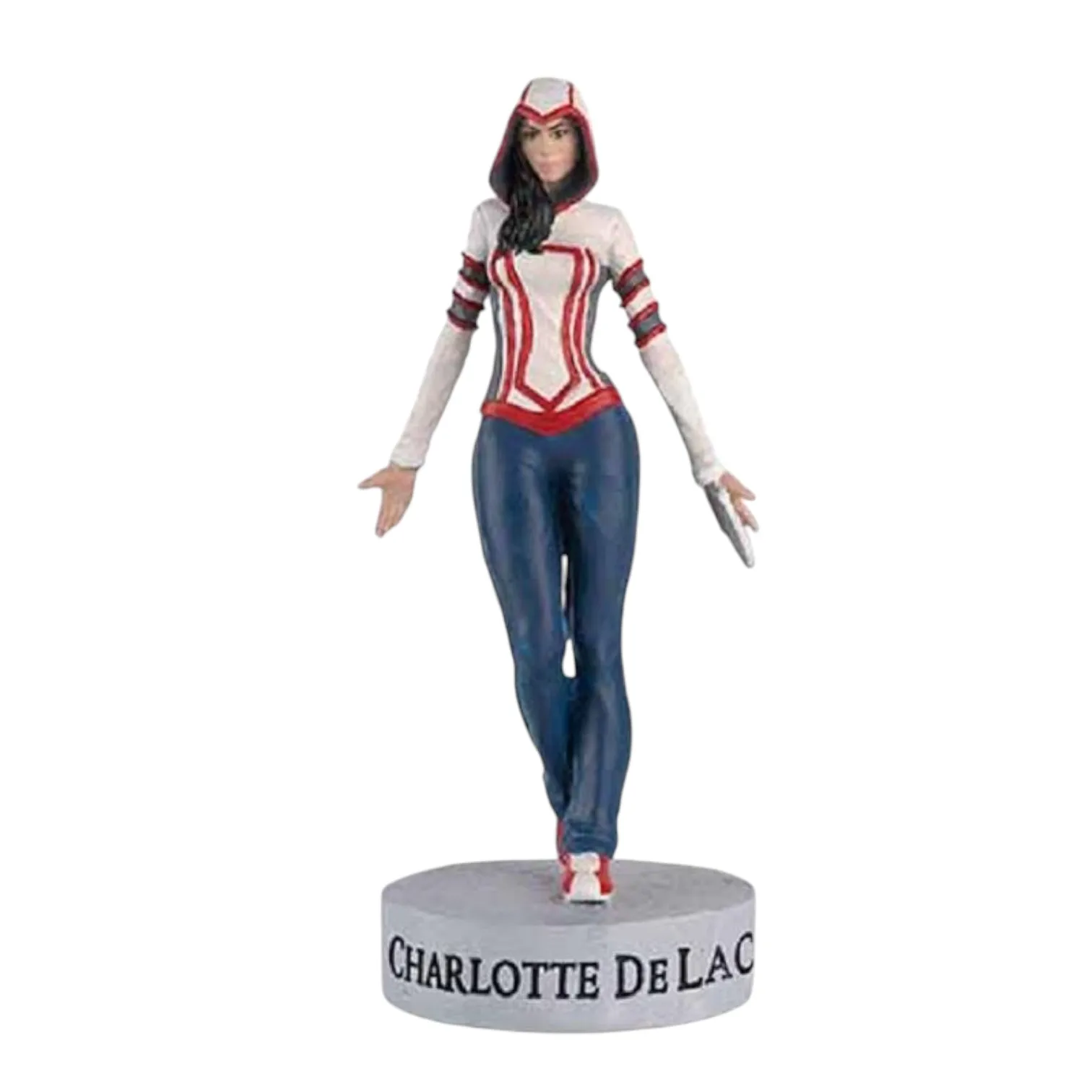 Ubisoft, Charlotte de la Cruz figura de resina coleccionable pintada a mano de la Saga Assassin's Creed, Aprox.10 cms., Miniatura, Colección Oficial de la Franquicia Assassin's Creed, Embalaje blister puede estar arrugado, Sin fascículo, Peana nombre
