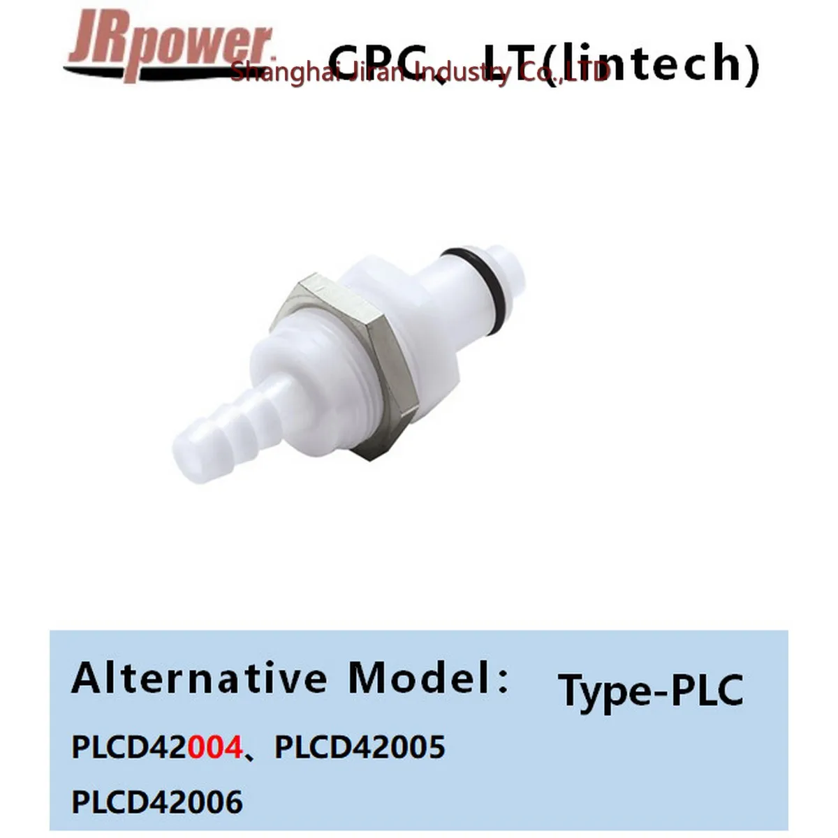 JR-PLC|5pcs Rerfectsubstitute CPC quick connector coupling PLCD42004 PLCD42005 PLCD42006