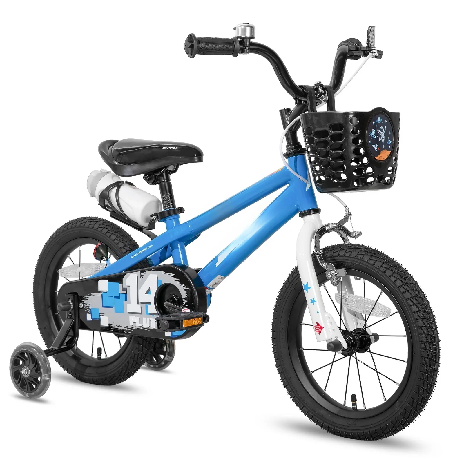 JOYSTAR Kinderfahrrad für Jungen und Mädchen im Alter von 3–12 Jahren, Kinderfahrräder mit leuchtenden Stützrädern, mehrere Farben