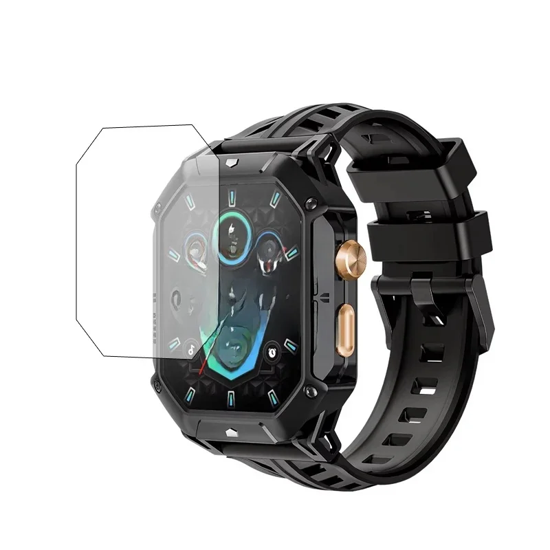 5 pièces TPU souple Smartwatch clair Film de protection couverture garde pour HAYLOU IRON N1 montre intelligente affichage écran protecteur accessoires