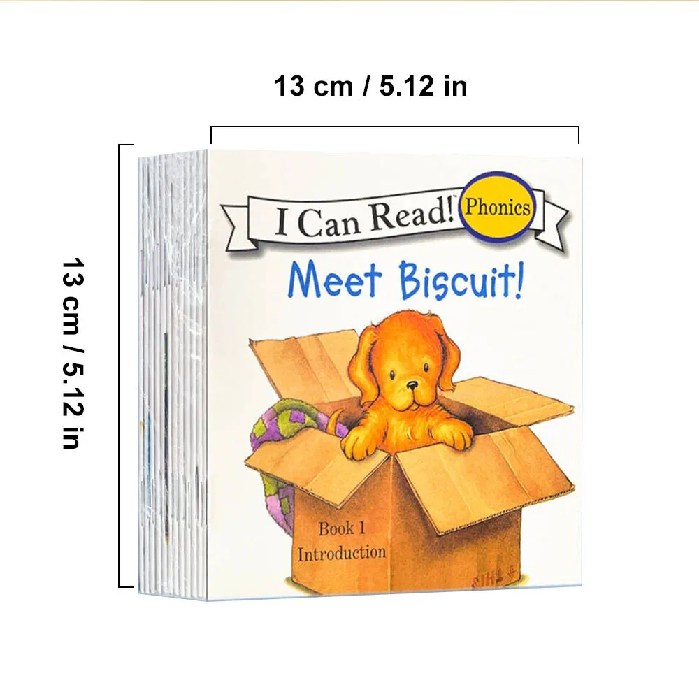 I Can Read Phonics English Picture Books Enlightenment Story Books 12 Initiation Story Early Education Learning Reading Kid Gift