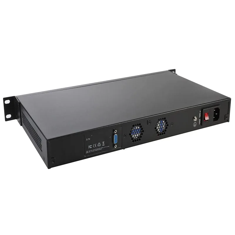 1U Rackmount Firewall Intel Core i3 3110M i5 3320M i7 2620M With 8 Lan 2 SFP 10G Soft Router for pfSense OPNsense AES-NI